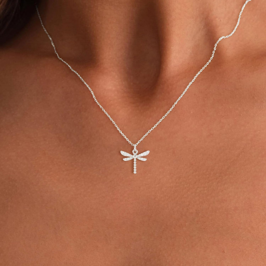 Collana Argento Donna Collana Argento Ciondolo Infinito Cuore Libellula Cavallo Aereo Colibrì Delicata Zirconi Cubici Gioielli Moda Regali Donne Ragazze