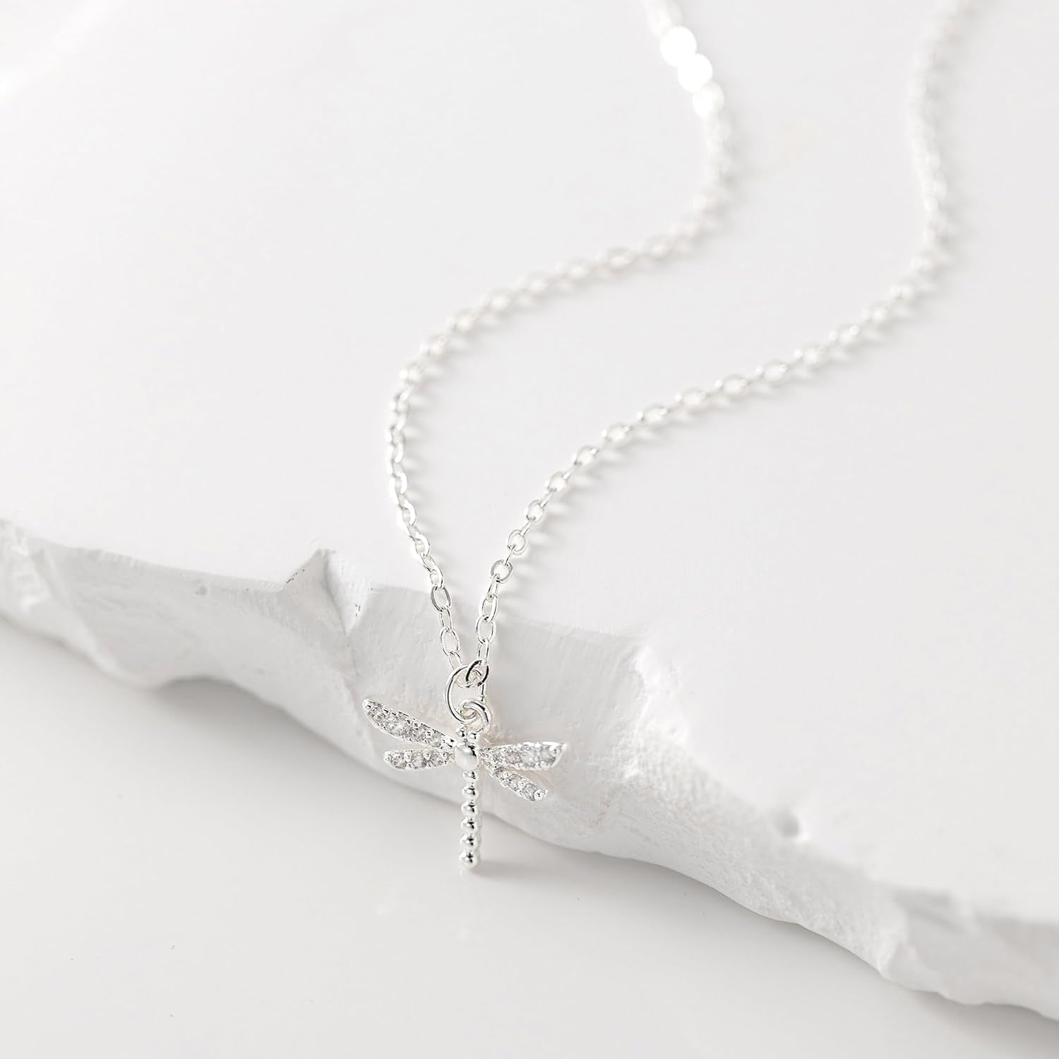 Collana Argento Donna Collana Argento Ciondolo Infinito Cuore Libellula Cavallo Aereo Colibrì Delicata Zirconi Cubici Gioielli Moda Regali Donne Ragazze