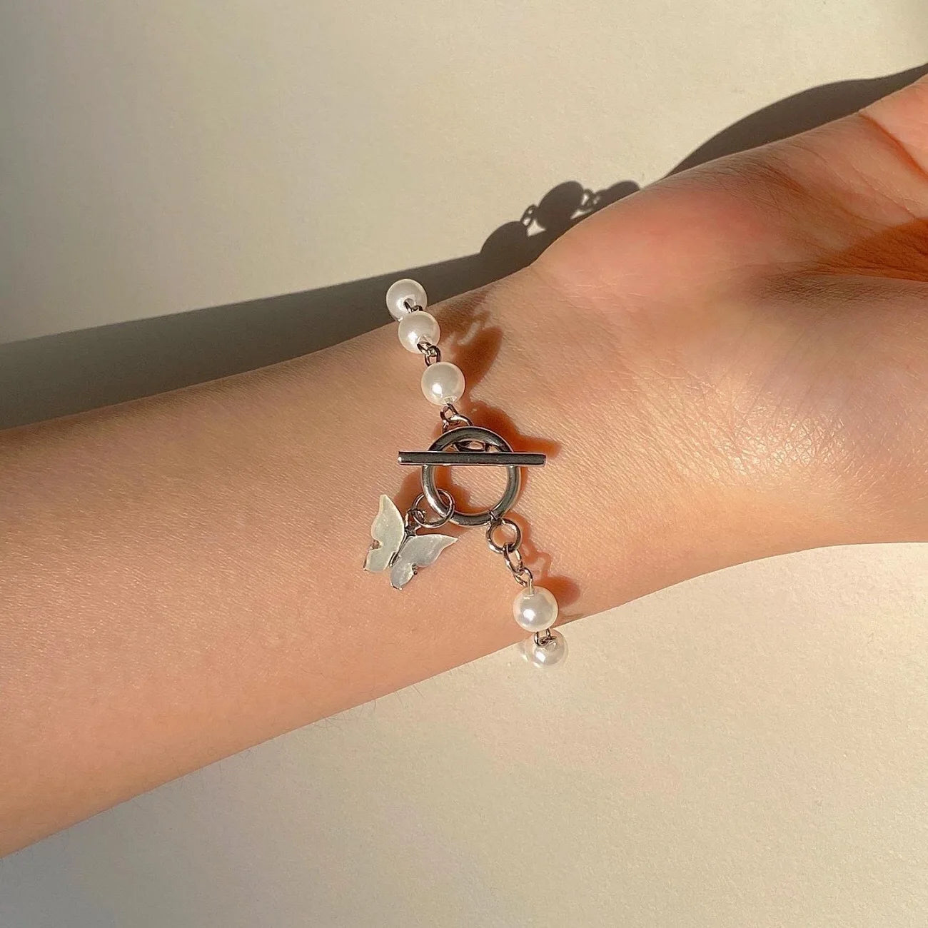 Bohemia Silver Color Heart Beads Bracelets for Women Fashion Multilayer Chain Bracelets Set Charm Bracelet Bangles Jewelry Punk