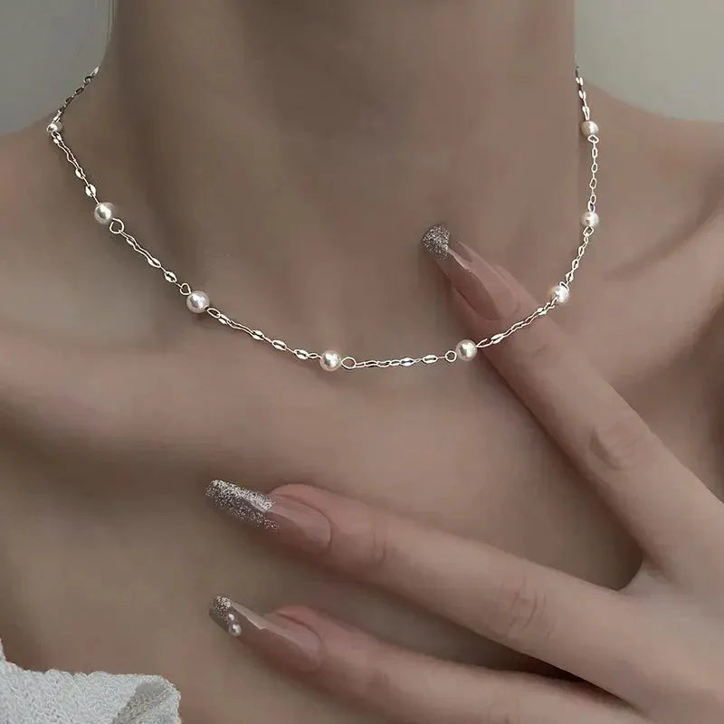 Collana da donna Con Perle Lucenti