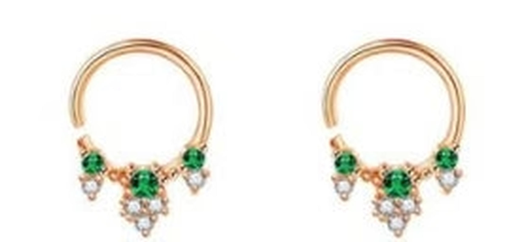 Jewelry Nose Ring Diamond No Hole Nose Fake Nose Ring
