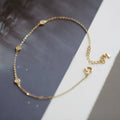 925 Sterling Silver 14K Gold Plated Bracelet INS Zircon Disc Light Luxury Bracelet for Women Jewelry