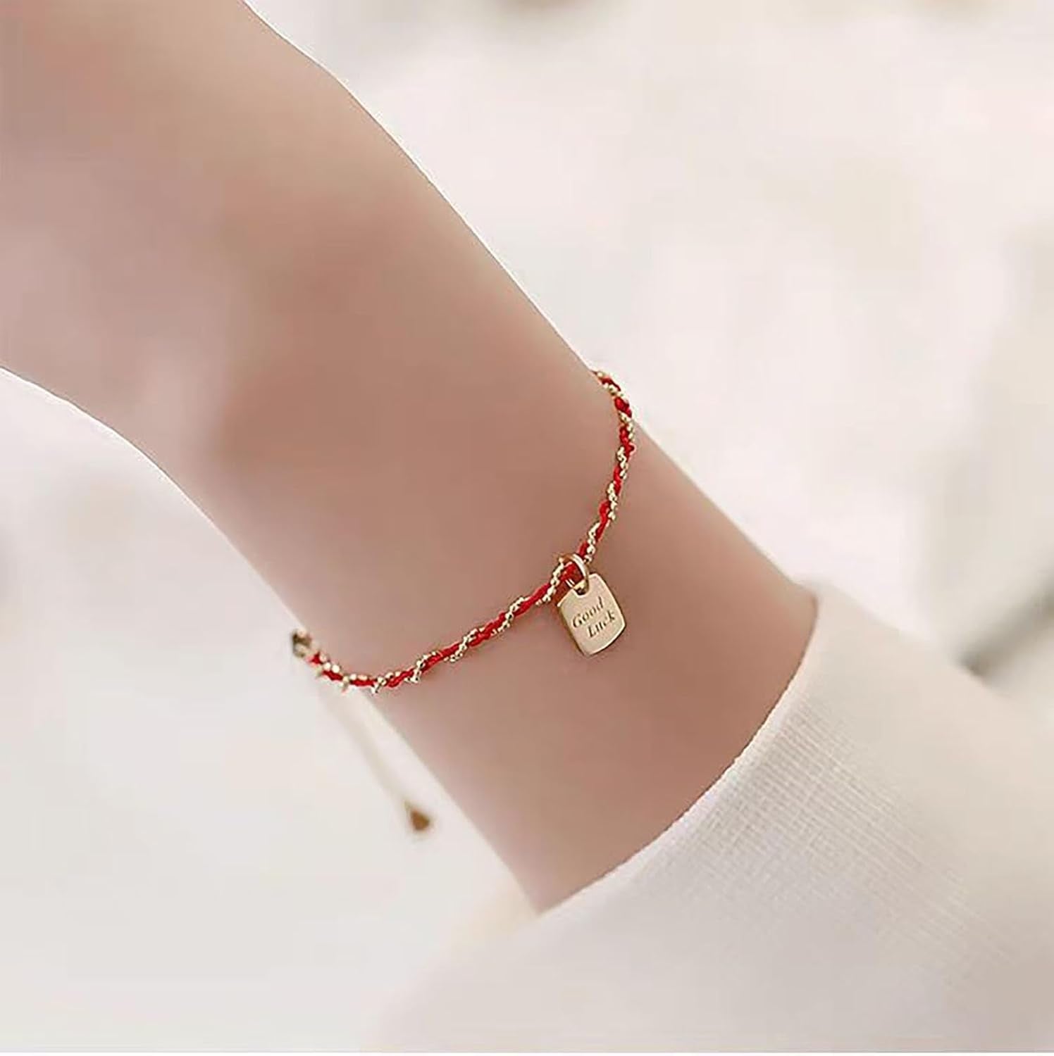Bracciale Portafortuna Donna Con Ciondoli Pendenti,Bracciale Argento 925 Con Charms,Bracciale a Catena Donna Oro,Regali per Fidanzata Amica