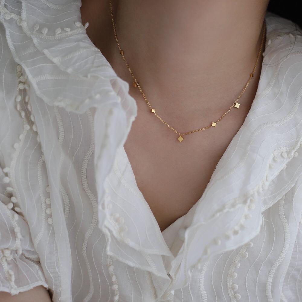 Collana Stella Bohémien – Placcatura Oro 18K