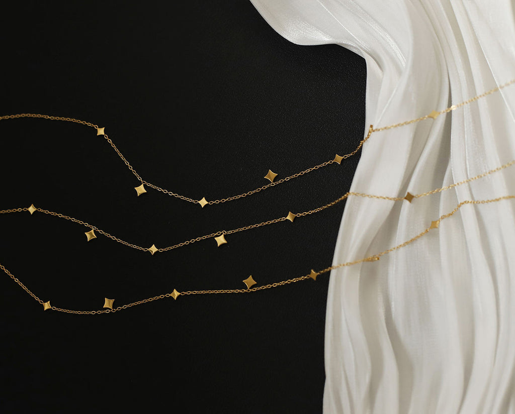 Collana Stella Bohémien – Placcatura Oro 18K