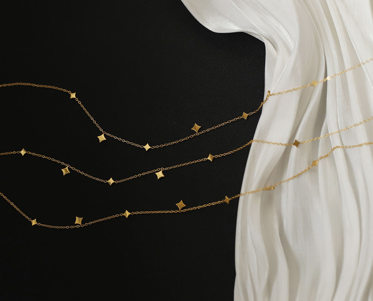 Collana Stella Bohémien – Placcatura Oro 18K