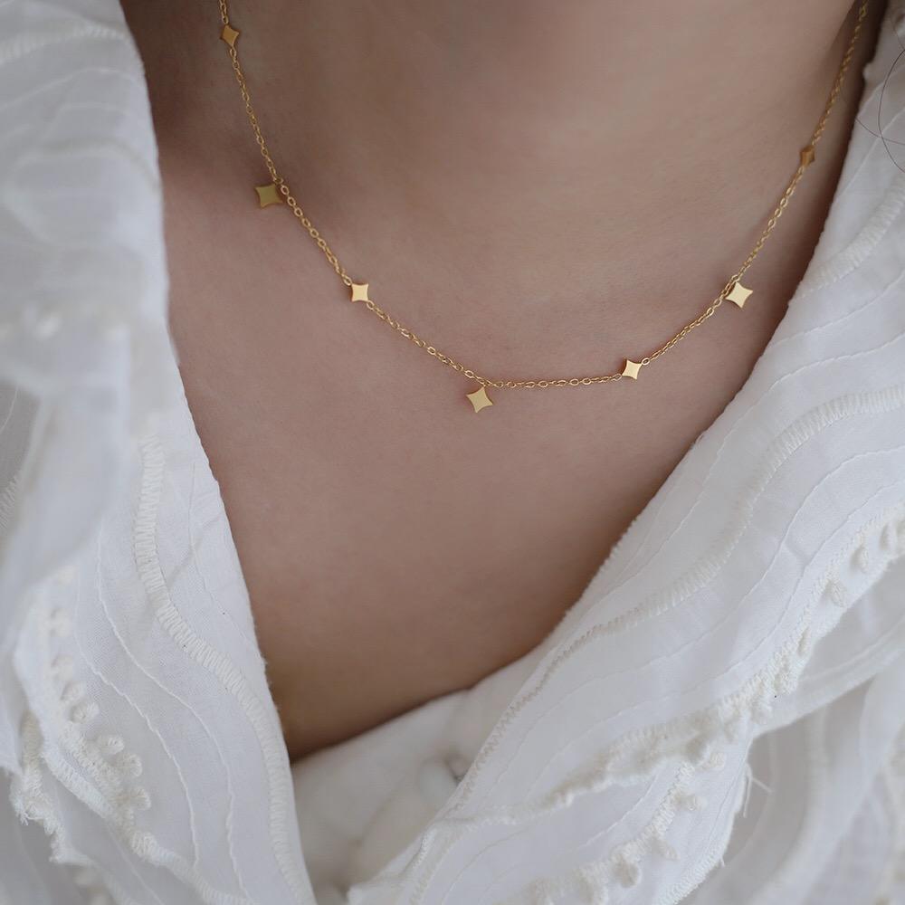 Collana Stella Bohémien – Placcatura Oro 18K
