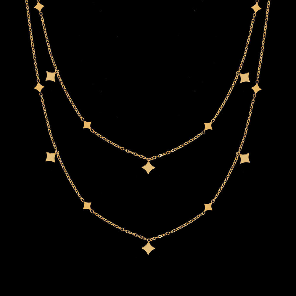 Collana Stella Bohémien – Placcatura Oro 18K