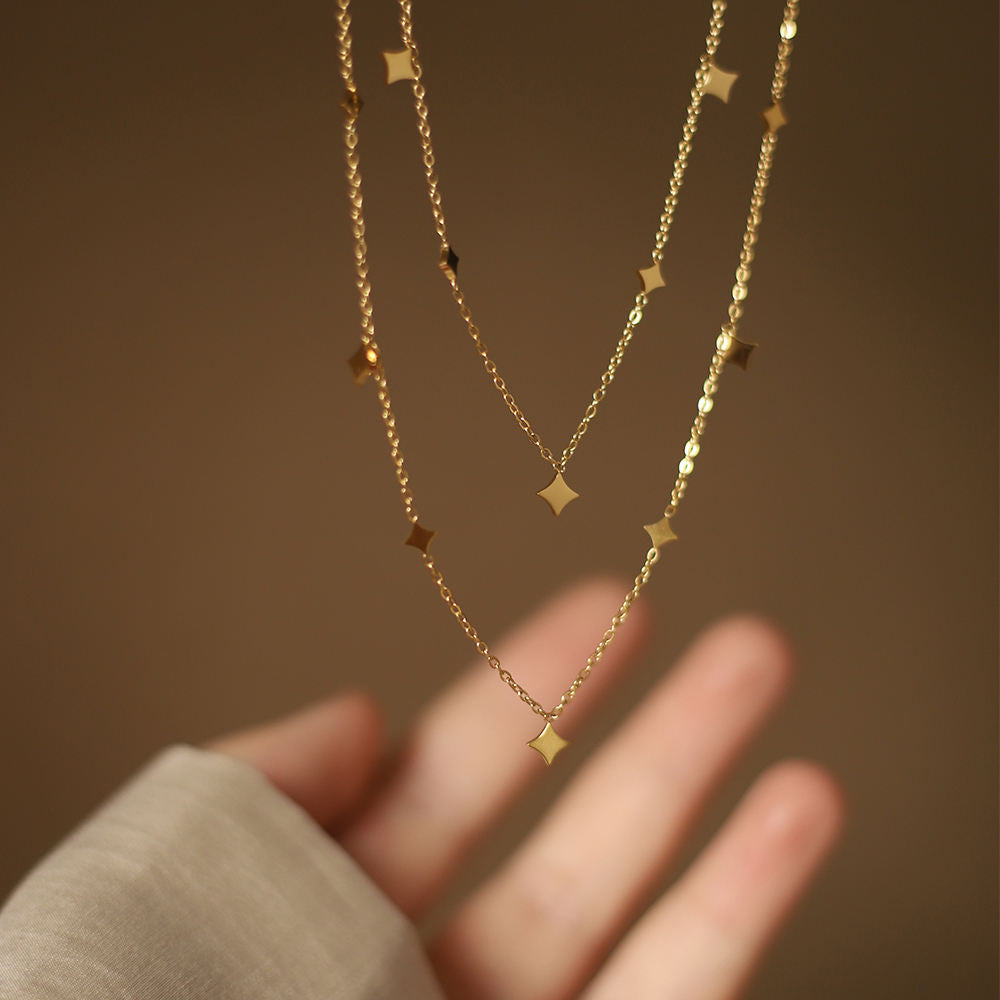 Collana Stella Bohémien – Placcatura Oro 18K