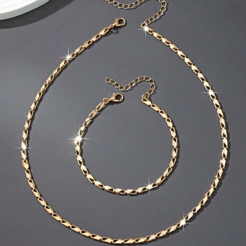 Set Collana e Bracciale Elegante Donna