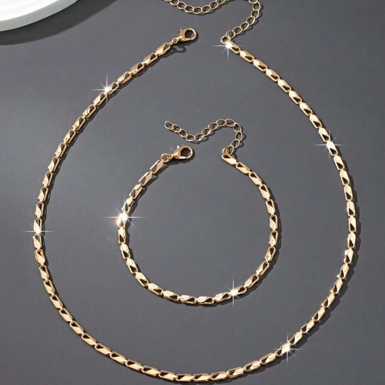 Set Collana e Bracciale Elegante Donna