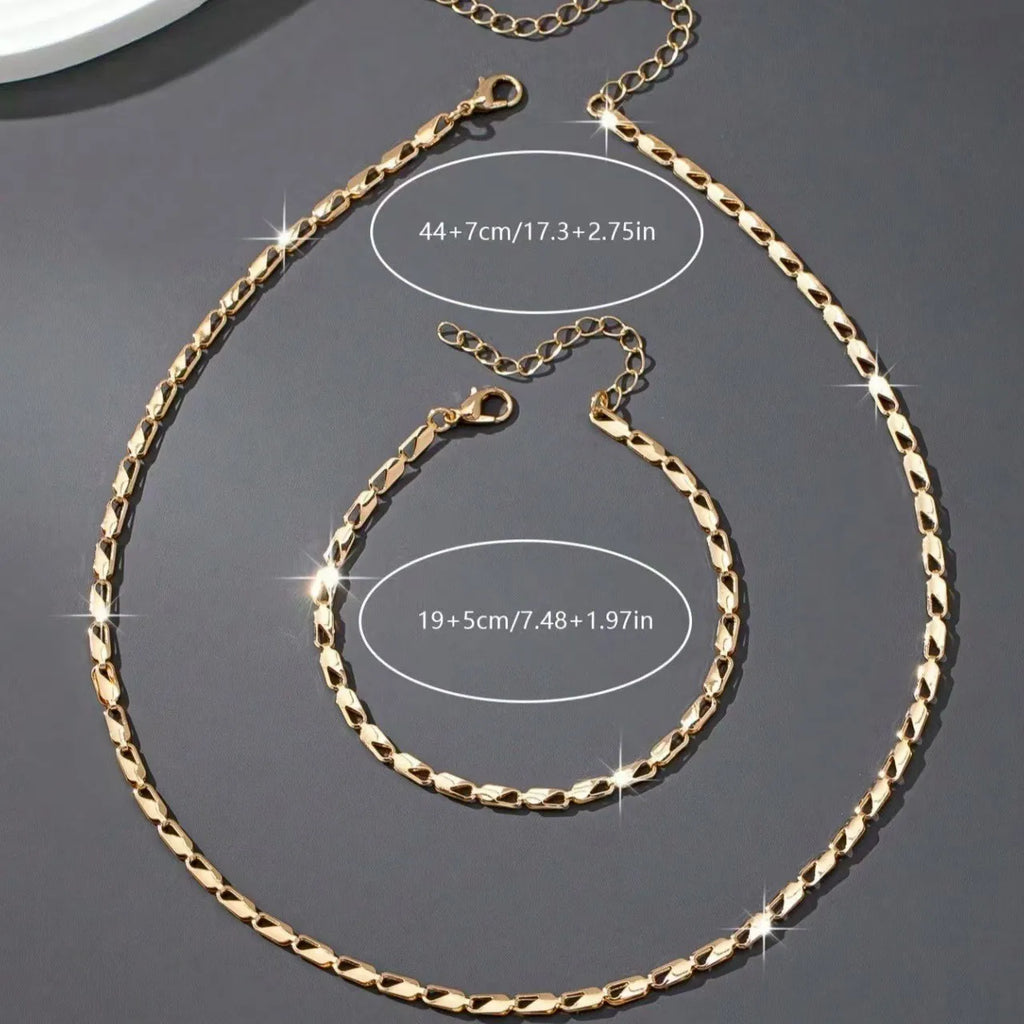 Set Collana e Bracciale Elegante Donna
