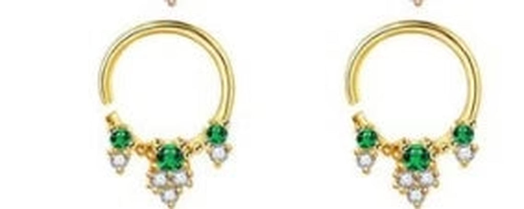 Jewelry Nose Ring Diamond No Hole Nose Fake Nose Ring