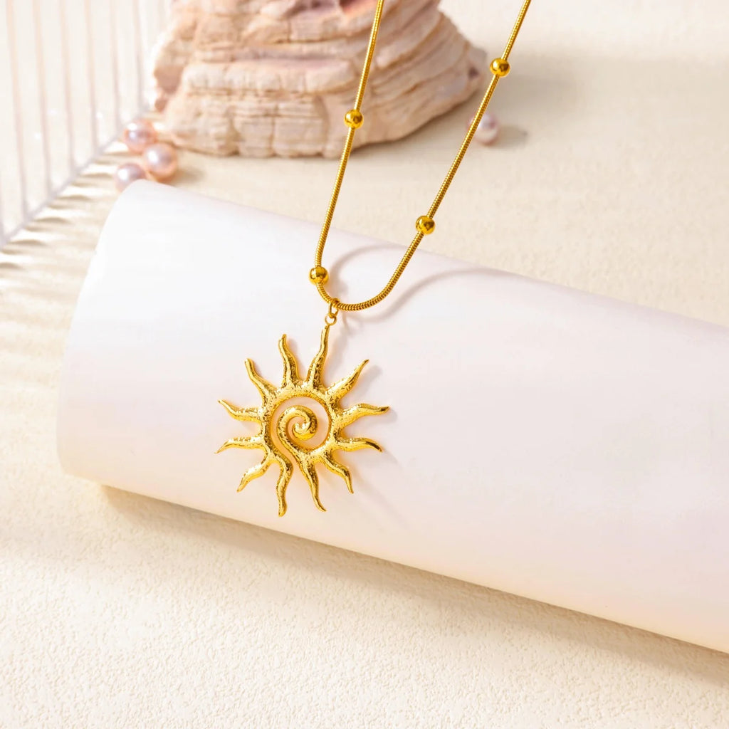 Stainless Steel Cross Star Moon Pendant Multilayer Chain Choker Necklace for Women Trendy Wedding Party Jewerly Accessories