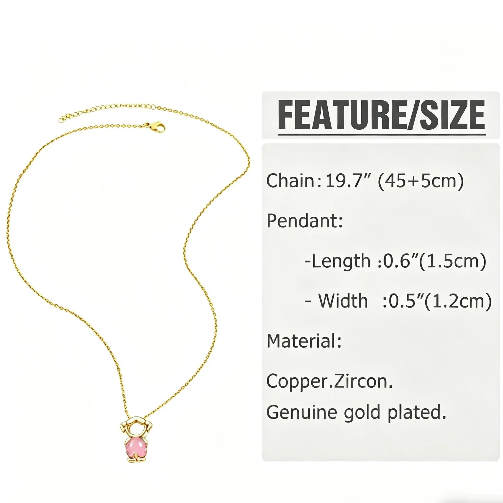 Summervibes 18K Mom & Kids Birthstone Detachable Necklace,A Mother’S Love, Always with You,Gift for Women