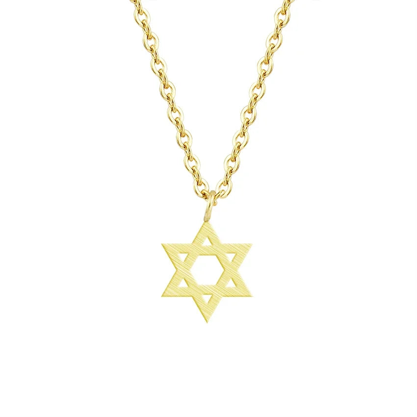 Stainless Steel Cross Star Moon Pendant Multilayer Chain Choker Necklace for Women Trendy Wedding Party Jewerly Accessories