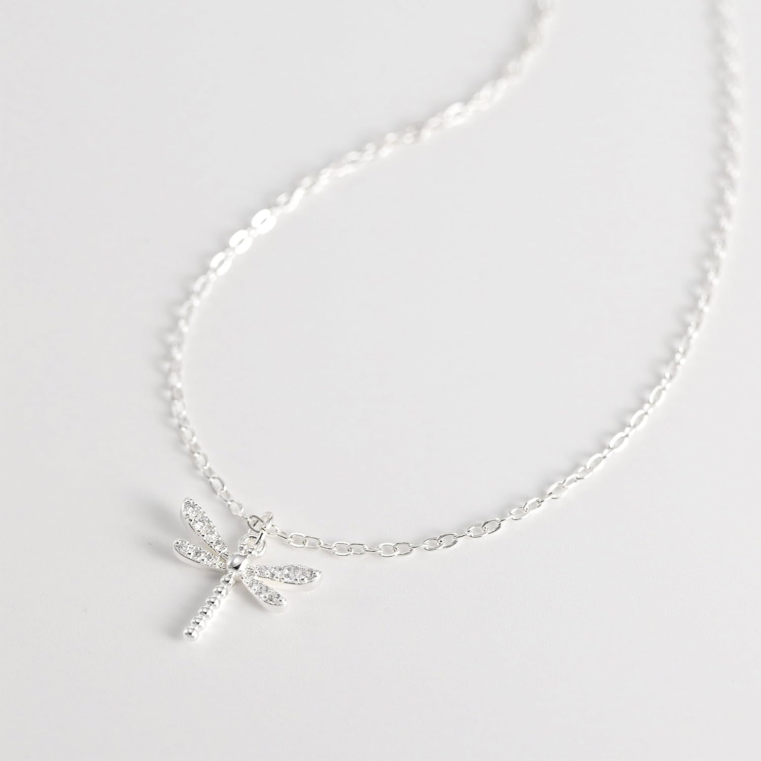 Collana Argento Donna Collana Argento Ciondolo Infinito Cuore Libellula Cavallo Aereo Colibrì Delicata Zirconi Cubici Gioielli Moda Regali Donne Ragazze