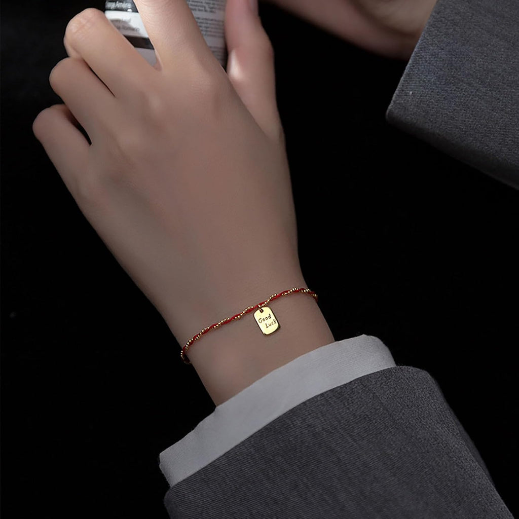 Bracciale Portafortuna Donna Con Ciondoli Pendenti,Bracciale Argento 925 Con Charms,Bracciale a Catena Donna Oro,Regali per Fidanzata Amica