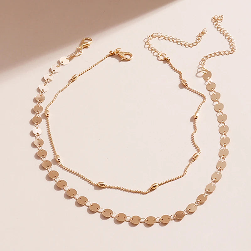 Aihua Multiple Small Cross Clavicle Chain Necklaces & Pendants for Women Hot Sale Femininos Colares Party Jewelry