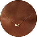 Regali Di Natale per Donne E Ragazze – Collana a Cuore Oro Con Lettere Da Donna, 14 Carati Placcato Oro Con Lettere A-Z Ciondolo a Forma Di Cuore Gioielli Regali Personalizzati per Donne